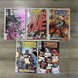 Teen Titans # 23 Metallic Foil Cover #24 #25 #26 #27 DC Universe VG